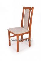 Piroska szék,natúr- csővázas 34 cm ülésm piros csővázzal