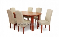 Bölcsődei téglalap asztal, állítható magasságú, 120x67x40x46 cm, lekerekített sarkokkal, élekkel - juhar