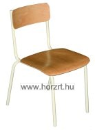 Lili szék, ovis méret, 34 cm magas, zöld támlával és ülőkével, rakásolható