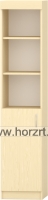 Irodabútor - Osztott ajtós magas szekrény, 80x40x190 cm