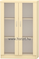 Irodabútor - Kombinált ajtós magas szekrény, 80x40x190 cm