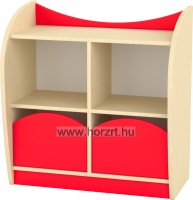 Komfort szekrény  I. -gurulós játéktárolókkal PR-AK