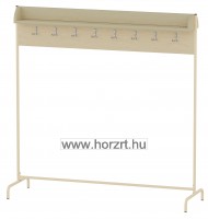 Óvodai trapéz asztal, 118x60x52 cm, lekerekített sarkokkal, élekkel - juhar