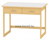 Trapéz asztal<br>120x60 cm<br>70 cm magas