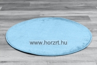 Zora egyszínű körszőnyeg Szürke 80 cm átmérőjű