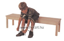 Gyermek pad - sárga - 90x35x35 cm, ülésmagasság 20 cm