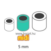 Hama MIDI gyöngy - átlátszó rózsaszín 1000 db-os