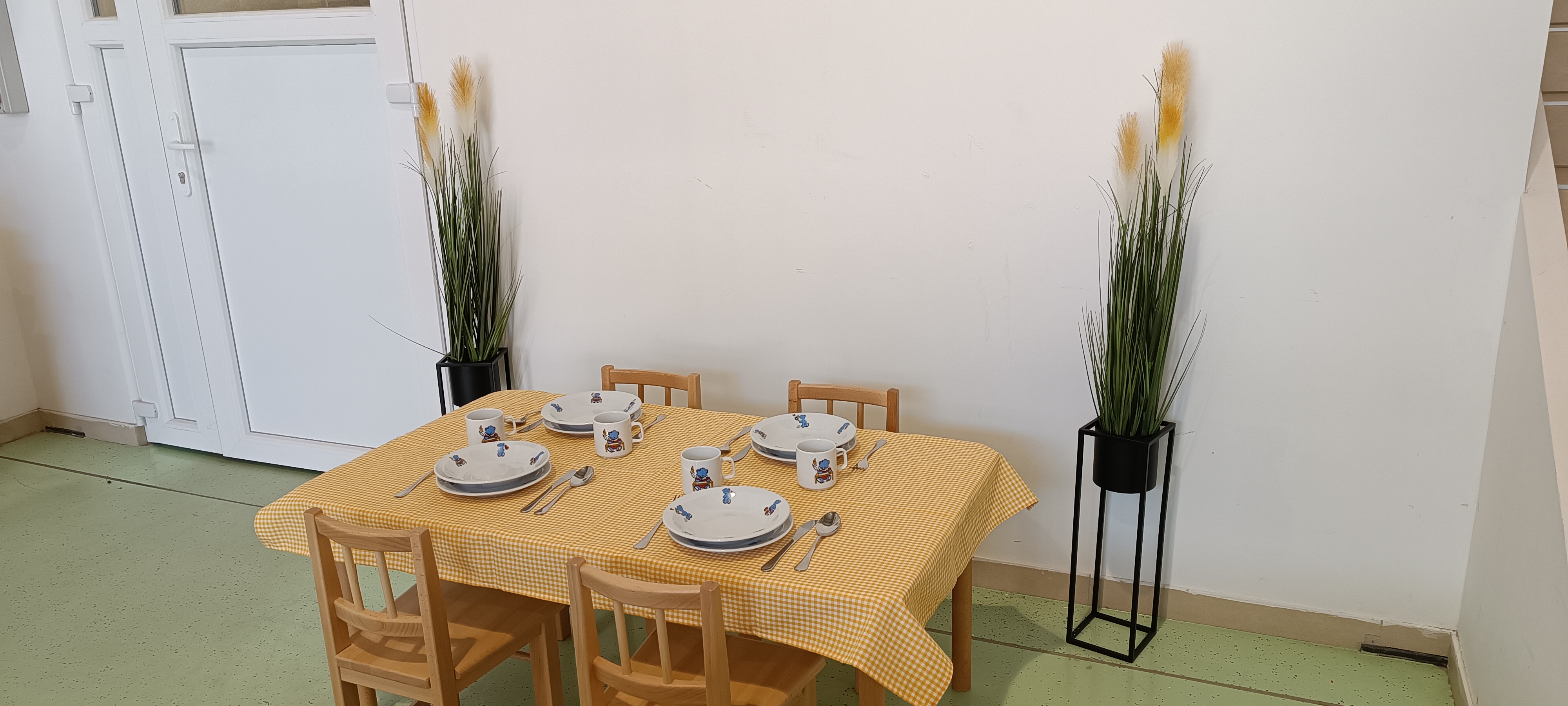 Abrosz 80x140cm kockás pamutvászon - Sárga