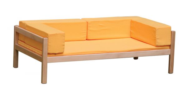 Lili kanapé - sárga szivaccsal - gyerekeknek