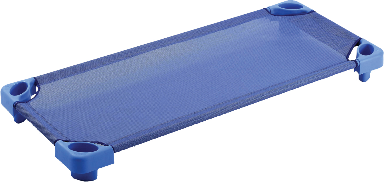 Óvodai Fektetőágy, kék - 133x58x12 cm