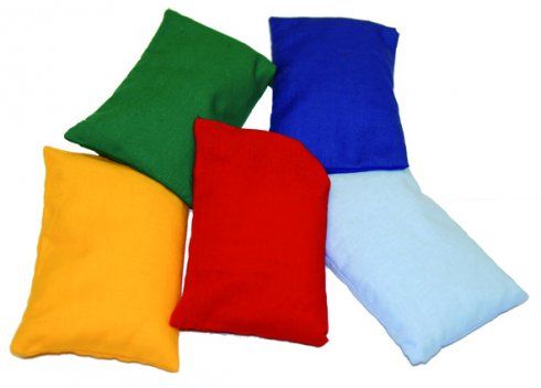 Zöld Babzsák - nagy, 14x12 cm  24 hó+