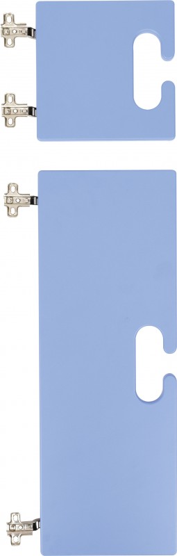 Ajtószett Bambi gyermeköltözőhöz - kék színben