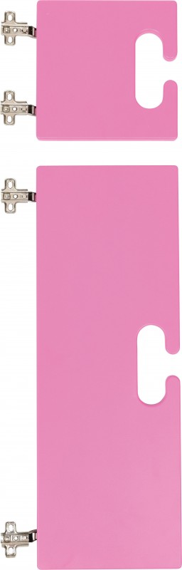 Ajtószett Bambi gyermeköltözőhöz - pink színben