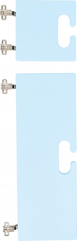 Ajtószett Bambi gyermeköltözőhöz - világoskék színben