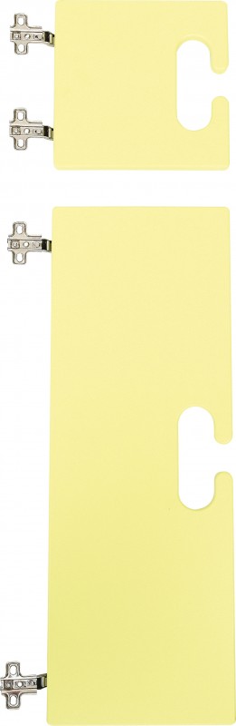 Ajtószett Bambi gyermeköltözőhöz - zöld színben