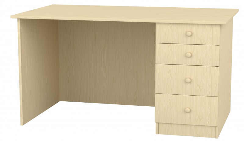 Íróasztal fiókokkal, 140x80x75 cm, juhar