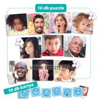 Érzelmek puzzle 24 hó+