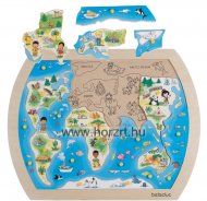 Hape Repülő puzzle 3D - 24 hó+