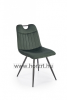 Lili szék, ovis méret, 34 cm magas, pácolt narancs támlával és ülőkével, rakásolható