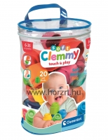 Clemmy puha építőkockák - 20 darabos 6 hó+