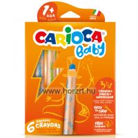 Crayola Mini Kids: 8 db vastag natúr színes ceruza  12 hó+