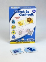 Állatok és kicsinyeik - párosító játék