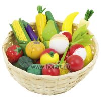 Gyümölcsök és zöldségek rekeszben