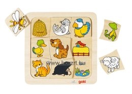 Hape Montessori tükrös forma puzzle 10 hó+