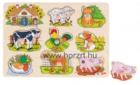 Hangot adó puzzle - szerszámok 12 hó+