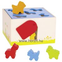 Hape Montessori tükrös forma puzzle 10 hó+