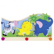 Happy Íves háromszög asztal, állítható magasságú - piros