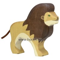 HOLZTIGER Állatfigura, oroszlán, kicsi