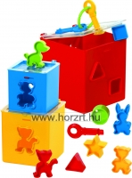 Hape Első forma puzzle kicsiknek-kétoldalas - 18 hó+