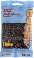 Hama vasalható gyöngy - 1000 db-os barna színű Midi