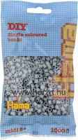 Hama vasalható gyöngy - 1000 db-os szürke színű Midi