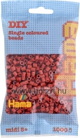 Hama vasalható gyöngy - 1000 db-os vörösesbarna - Midi