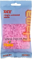 Hama vasalható gyöngy 1000 db-os - Átlátszó Rózsaszín - Midi