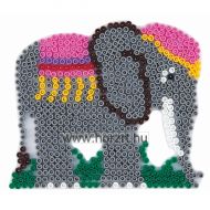 Hama vasalható gyöngyhöz Alaplap Midi - Elefánt