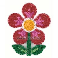 Hama vasalható gyöngyhöz Alaplap Midi - Virág