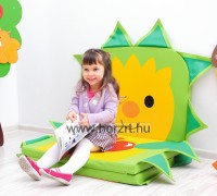 Ajtó -kicsi  Komfort gyermeköltözőhöz- íves zöld