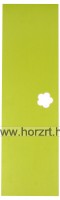 Marci íves kisszekrény - 6 fakkos, nyitott, juhar-zöld