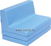 Kanapéágy-összehajtható - kék színben