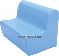 Szivacs kanapé világoskék színben - 31 cm-es ülésmagassággal