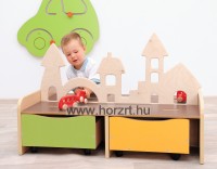 Babzsákfotel - kicsi - sárga