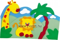 Ajtó -kicsi Komfort gyermeköltözőhöz, 23,9x25,6 cm - íves, sárga