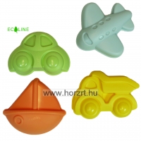 Homokozó formák- Happy Faces BIO - Vikingtoys - 12hó+