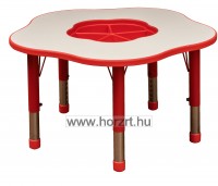 Trapéz asztal<br>120x60 cm<br>64 cm magas