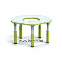 Téglalap asztal bükkfából<br>70x120 cm<br>46 cm magas