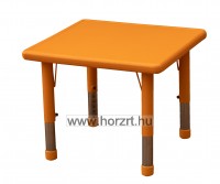 Happy Játszóasztal, állítható magasságú - narancs