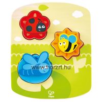 Hape Forgatós puzzle-rovarok - 18 hó+